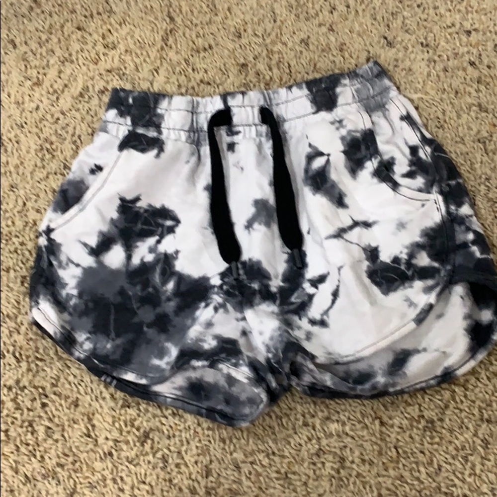 Tye die shorts worn once